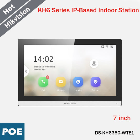 Hikvision IP Based Indoor Station 7 inch Colorful Touch Screen