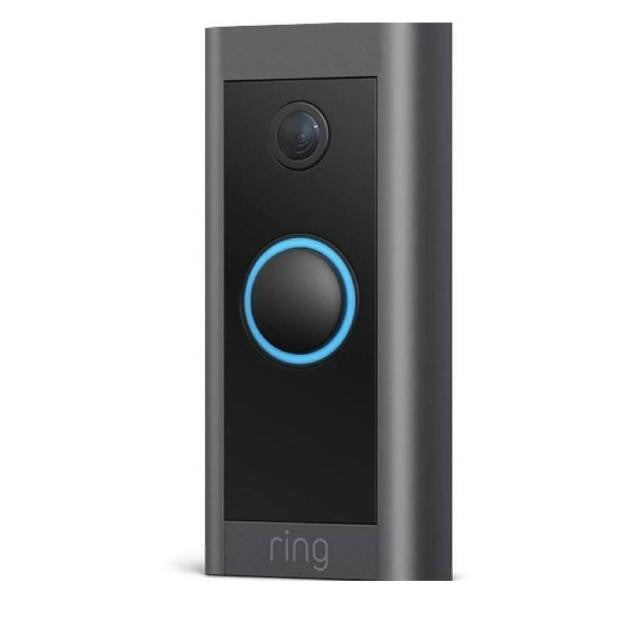 Ring Video Doorbell Wired - Black - HD Video - Advanced Motion Detecti